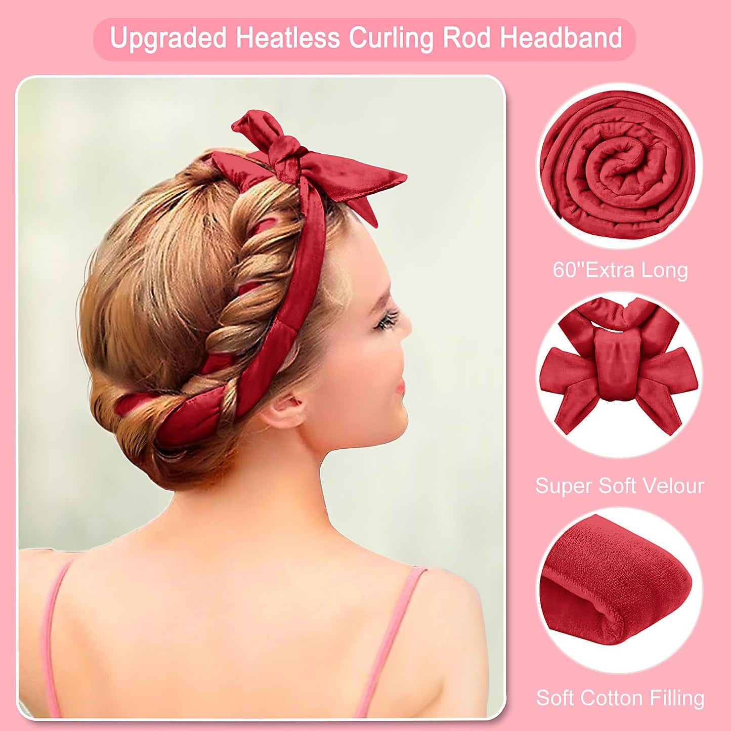 Heatless Hair Curling Rod Top Quality – Easy, Safe and Reusable