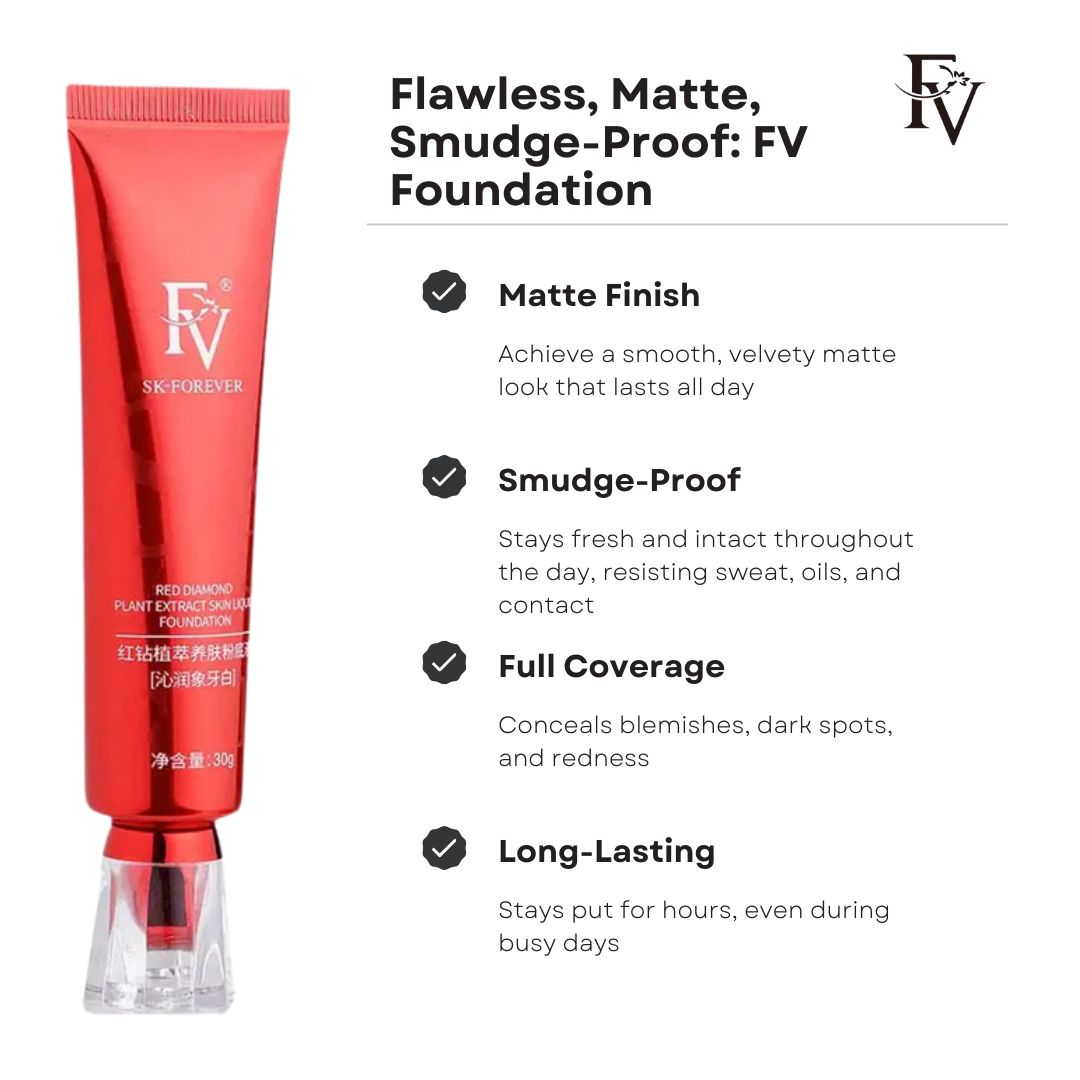 FV Makeup Foundation – Flawless, Natural & Long-Lasting Coverage