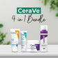 CeraVe Complete 4-in-1 Skincare Set – Daily Essentials for Healthy Skin