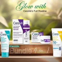 CeraVe Complete 4-in-1 Skincare Set – Daily Essentials for Healthy Skin